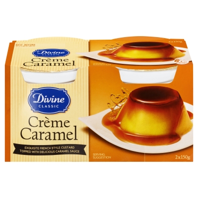Divine Dessert Creme Caramel 2 x 150g