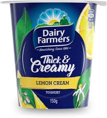 Dairy Farmers Thick & Creamy Lemon Cream Yoghurt 150g