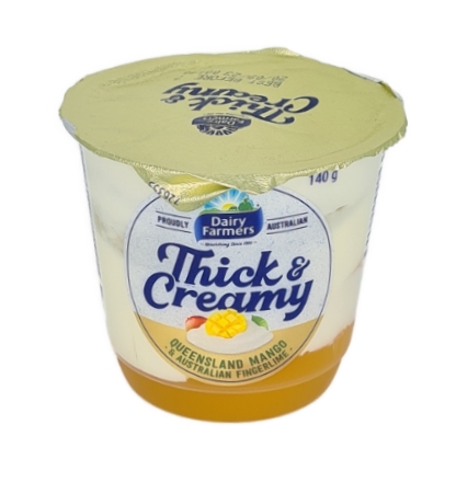 Dairy Farmers Thick & Creamy Yoghurt Mango & Fingerlime 140g