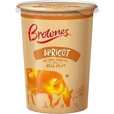 Brownes Yoghurt Natural Apricot 1kg