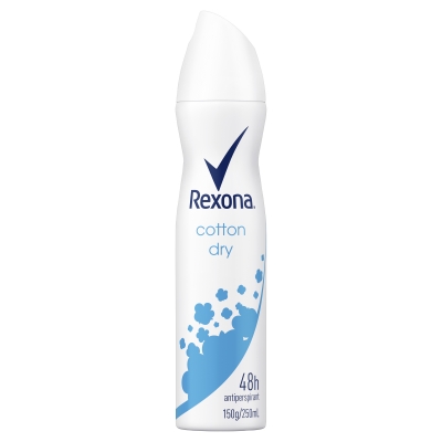 Rexona Anti Perspirant Aerosol Women Cotton Dry 150g