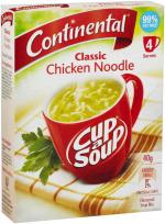Continental Cup A Soup Chicken Noodle 4 Serves 40g