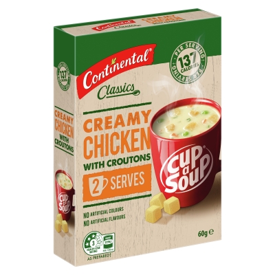 Continental Cup A Soup Creamy Chicken With Croutons 2 Serves 60g