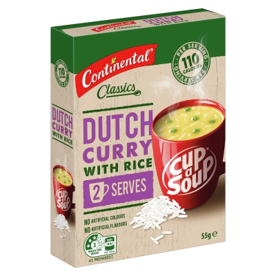 Continental Cup A Soup Dutch Curry With Rice 2 Serves 55g