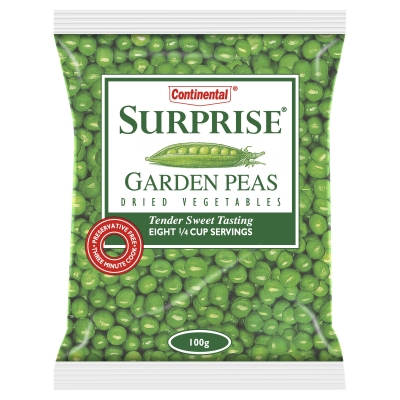 Continental Surprise Dried Vegetables Garden Peas 100g