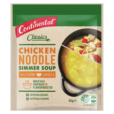 Continental Simmer Soup Chicken Noodle 45g