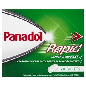 Panadol Caplets Rapid 20 Pack