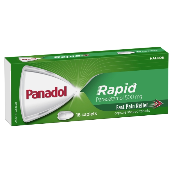 Panadol Rapid Caplets 16 Pack
