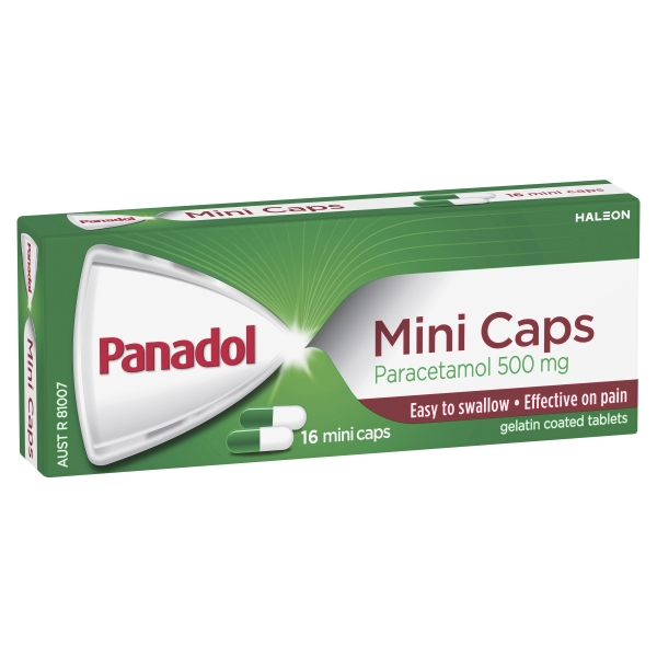 Panadol Mini Caps 16 Pack