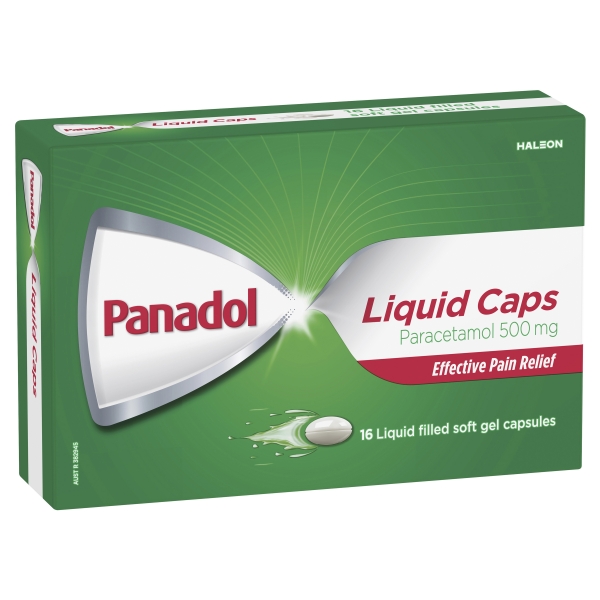 Panadol Liquid Caps 16 Pack