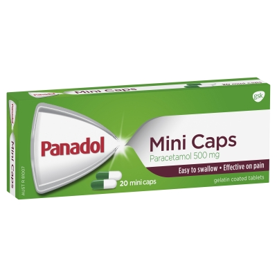 Panadol Mini Cap 20 Pack