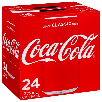 Coke 24 x 375ml Cans