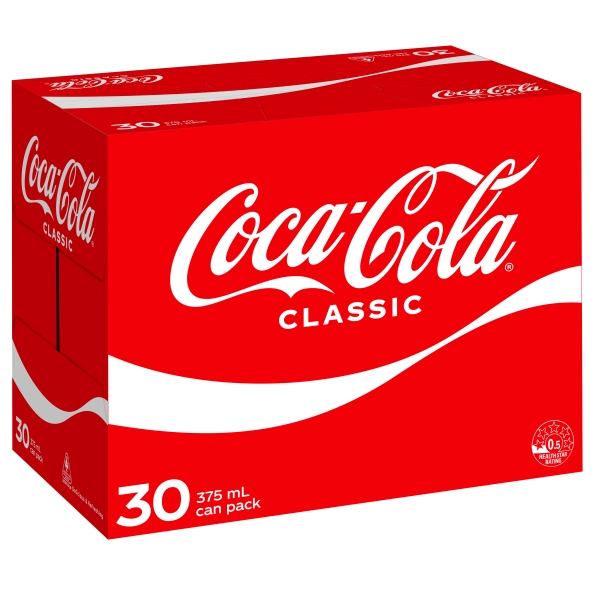 Coca-Cola 30 x 375ml Cans