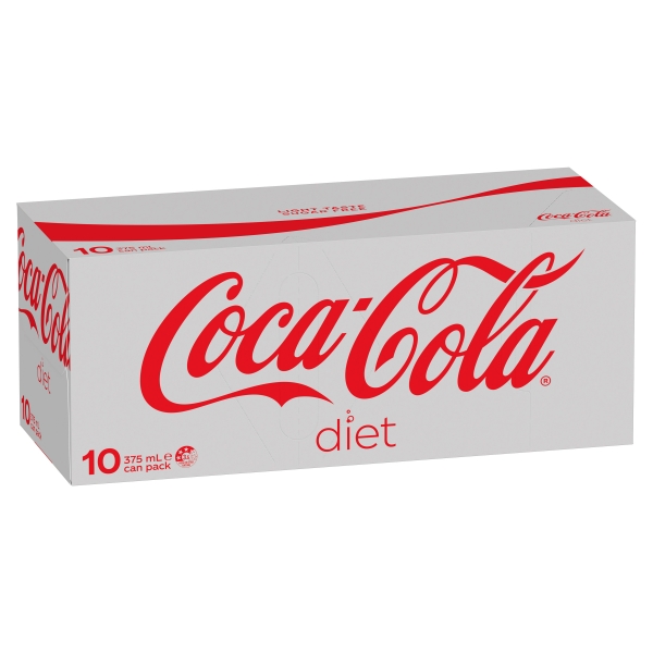 Coke Diet 10 x 375ml Cans