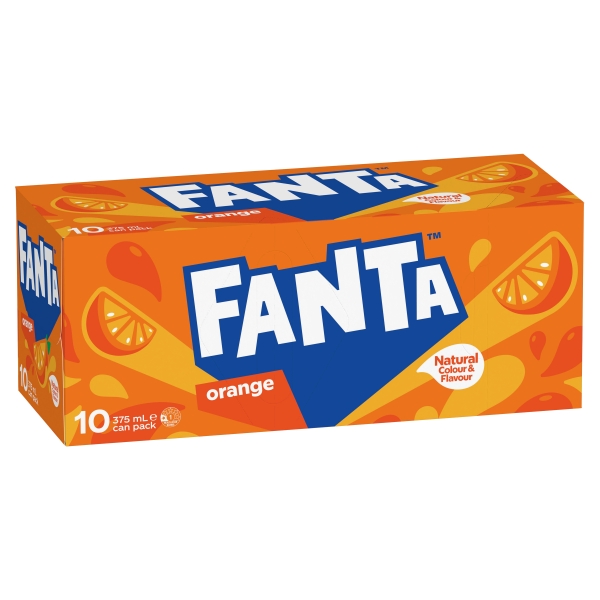 Fanta 10 x 375ml Cans