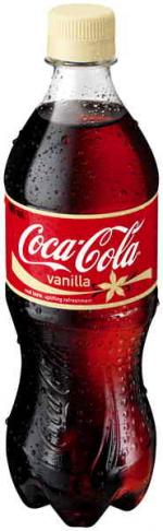 Coke Vanilla Bottle 600ml
