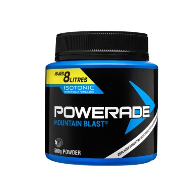 Powerade Isotonic Powder Mountain Blast 500g