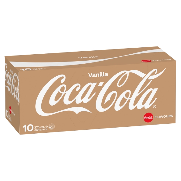 Coke Vanilla 10 x 375ml Cans