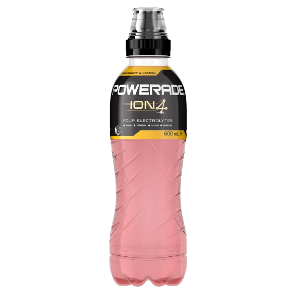 Powerade Sports Drink Strawberry & Lemon 600ml