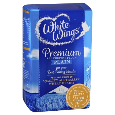 White Wings Premium Plain Flour 1kg