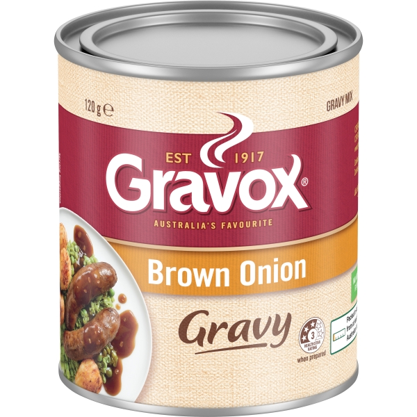 Gravox Gravy Mix Can Brown Onion 120g