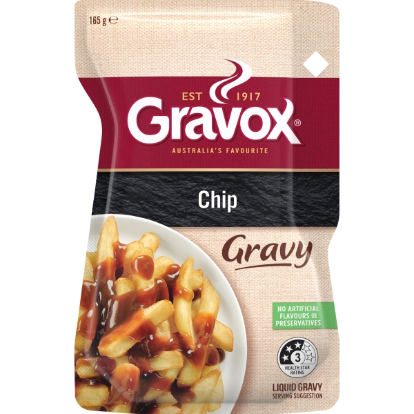 Gravox Liquid Gravy Chip 165g