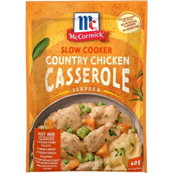 McCormick Slow Cookers Country Chicken Casserole 40g