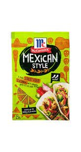 McCormick Street Food Seasoning Mexican Style 25g