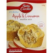 Betty Crocker Muffin Mix Apple Cinnamon 500g