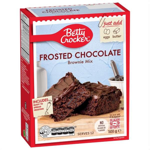 Betty Crocker Brownie Mix Frosted Chocolate 500g