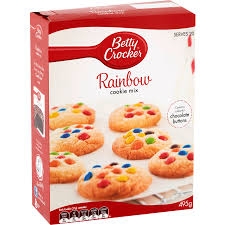 Betty Crocker Cookie Mix Rainbow M&M's 495g
