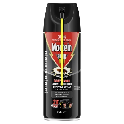 Mortein PowerGard Easy Reach Crawling Insect Surface Spray 250g