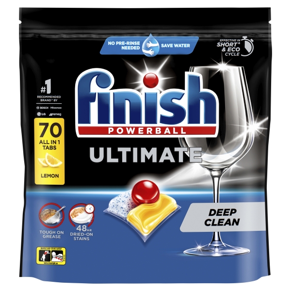 Finish Powerball Ultimate Lemon 70 Pack