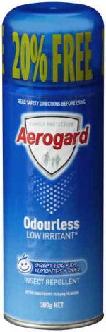 Aerogard Odourless Aerosol 300g