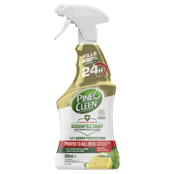 Pine O Cleen Disinfectant Multipurpose Cleaner Lemon Lime 500ml