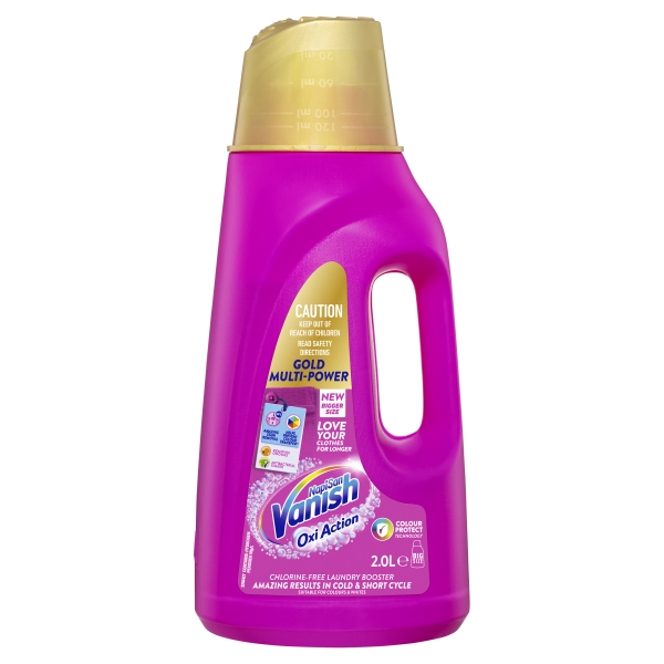 Vanish Napisan Gold Stain Remover & Laundry Booster Gel 2lt