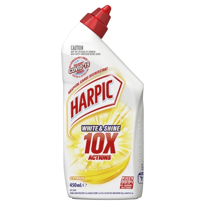 Harpic White & Shine Bleach Gel Citrus 450ml