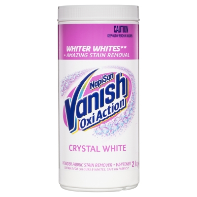 Vanish Oxi Action Crystal White Stain Remover Powder 2kg