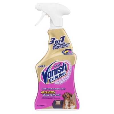 Vanish Preen Gold 3 In 1 Stain Remover Spray 410ml