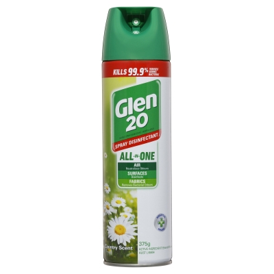 Glen 20 All In One Disinfectant Spray Country Scent 375g