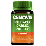 Cenovis Echinacea Garlic Zinc + C Immunity 60 Pack