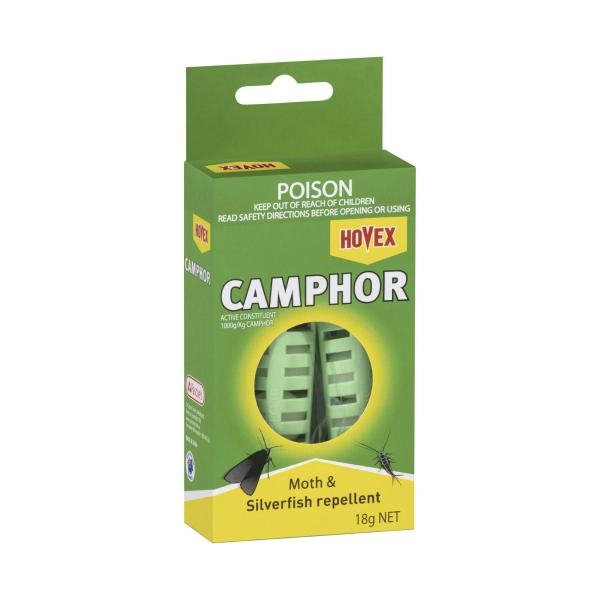 Hovex Camphor Moth & Silverfish Repellent 2 Pack 18g