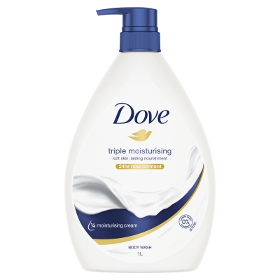 Dove Body Wash Triple Moisturising 1lt