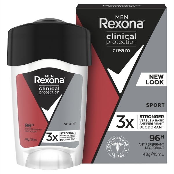 Rexona Anti Perspirant Clinical Protection Cream Sport 45ml