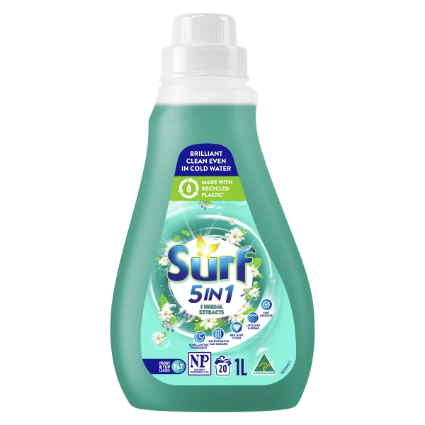 Surf Laundry Liquids Herbals 1lt