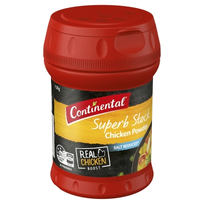 Continental Stock Powder Chicken Salt Reduced 120g