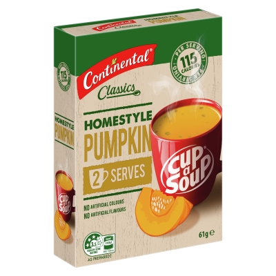 Continental Cup A Soup Homestyle Pumpkin 2 Serves 61g