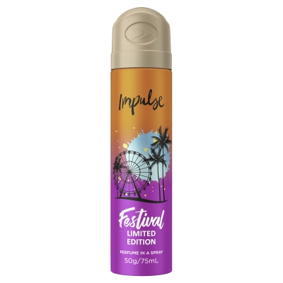Impulse Body Spray Festival 75ml
