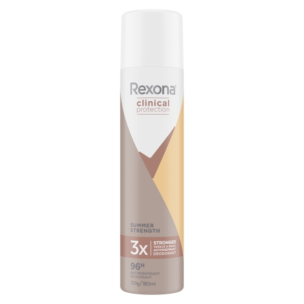 Rexona Anti Perspirant Aerosol Clinical Protection Summer Strength 180ml