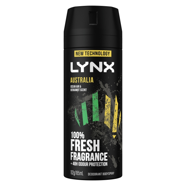 Lynx Body Spray Aerosol Australia 165ml